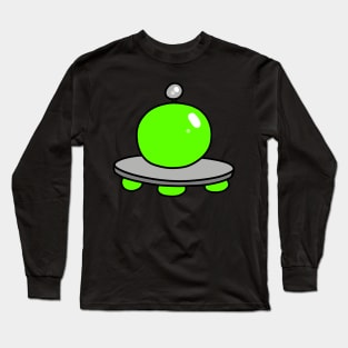 Green Orb UFO Long Sleeve T-Shirt